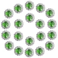 thumbnail image 2 of Miangastore Flatback Round Rhinestones Multi Rhinestone 20Pcs 0.6x0.6x0.2In, 2 of 8