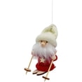 thumbnail image 1 of Esquí Papá Noel Adornos de Navidad Papá Noel Muñeco de nieve Elk Esquiador Gnomo Muñeca Árbol de Navidad Colgante Colgante Aficionados a los deportes al aire (A, 2 piezas), 1 of 5