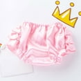 thumbnail image 6 of Nrmvnmi Newborn Toddler Baby Cotton Ruffle Casual Briefs Bowknot Decor Elastic Waist Briefs Underwear, 6 of 7