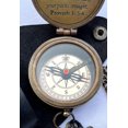 thumbnail image 2 of Trust in The Lord for Hiking Camping Brass Pocket Compass with Leather Case, 2 of 6