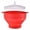 Red, variant on Oven Safe Silicone Popcorn Maker, Microwave Popcorn Bowl with Ventilated Lid, Collapsible Heat Resistant Bucket for Home Movie Night Snacks Kitchen Storage