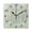 Black, variant on 7.78in Ink Drawing River and Forest Square Wall and Table Clock Dual Use Vintage Design in Black or Gold