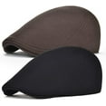thumbnail image 1 of LAICAIW Casquette Gavroche en Coton pour Homme, Coupe Douce, Casquette de Chauffeur, 1 of 7