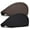Black/Brown, variant on 2Pack Men Cotton Newsboy Cap Soft Fit Cabbie Hat