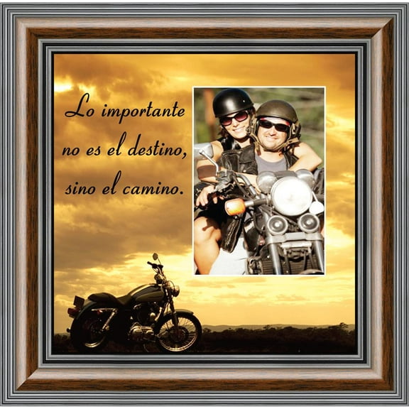 It's Not The Destination (Spanish Version), Harley Davidson Motorcycle, 10x10 9781