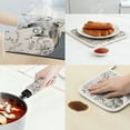 thumbnail image 4 of REGALWOVEN Oven Mitts and Pot Holders Sets 2Pcs, Heat Resistant Kitchen Oven Gloves and Pot Holders for Baking White 10x6.5inch, 4 of 7