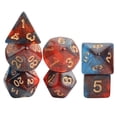 thumbnail image 1 of 7 Pcs Polyédrique Jeu de Rôle Rouge Foncé, 1 of 8