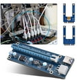 thumbnail image 1 of Extensión PCI-E, Interfaz de 6 Pines Adaptador Mini PCI-E A PCI Express PCI-e Cable de cable de Alimentación para minería de Tarjetas de video, 1 of 7