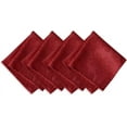 thumbnail image 5 of Barcelona Damask Fabric Tablecloth by Newbridge, 100% Polyester, Party, Banquet and Holiday Tablecloth, 60 Inch x 102 Inch Oblong/Rectangle, Red, 5 of 7