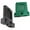 Black+Green, variant on EpheyFIF 2Pcs 14W Led Light Led Camping Lantern Work Light Mini Pocket Work Light Play Led Lights Inspection for 20V-21V Battery Black+Red
