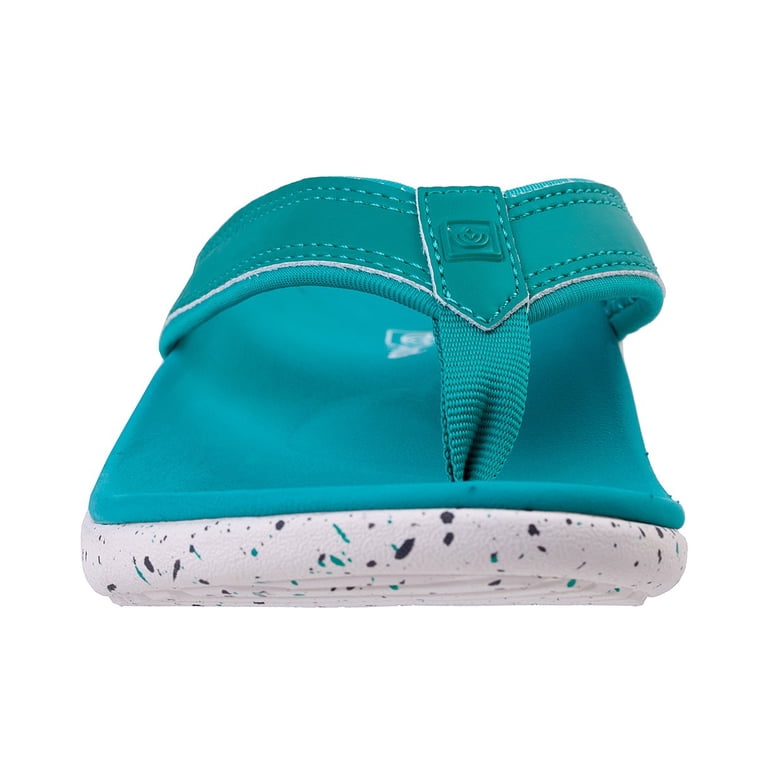 Spenco Yumi Snake Chanclas Para Mujer, Marino, 5 US