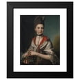 thumbnail image 2 of Jens Juel 12x14 Black Modern Framed Museum Art Print Titled - Portrait of Anna Elisabeth Battier, Nee Storp (1771), 2 of 5