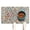 White-647, variant on Boho Retro Floral Pet Feeding Mat-Abstract Art Pattern Absorbent Pet Placemat for Food and Water Bowl, with Waterproof Rubber Backing, Quick Dry Water Dispenser Mat for Dog and Cat (12"x20")