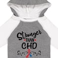 thumbnail image 4 of Inktastic Chd Awareness Month Ribbon Boys or Girls Long Sleeve Baby Bodysuit, 4 of 5