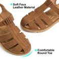 thumbnail image 3 of Ablanczoom Flats Sandals for Women: Comfortable Dressy Womens Sandals Arch Support Wedge Summer Shoes, 3 of 6