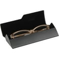 thumbnail image 2 of Aluminum Eyeglass Case Hard Shell For Small to Medium Frames In Black/Silver, 2 of 10