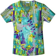 Rainforest Woodstock Print Shaped V-nec