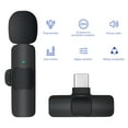 thumbnail image 4 of Microphone Lavalier Sans Fil pour Téléphone Intelligent Clip-on Téléphone Micro Sans Fil Réduction de Bruit Plug-Play Micro Sans Fil pour Enregistrement Vlog Diffusion en Direct Pas d'Application Nécessaire, 4 of 8