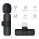 thumbnail image 2 of Micrófono inalámbrico Micrófono de solapa inalámbrico para teléfono inteligente con clip Micrófono inalámbrico Reducción de ruido Plug-Play Micrófono inalámbrico para grabar Vlog Live Stream NO SE REQ, 2 of 7