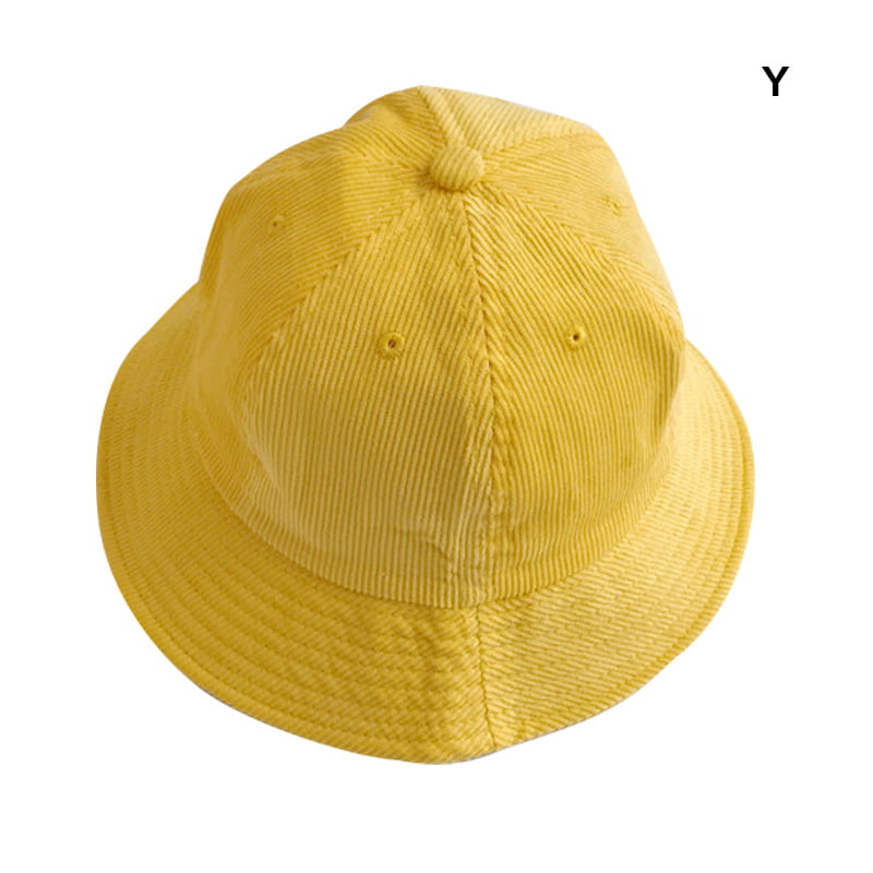Women Wide Brim Bucket Hat Corduroy Fishman Cap Spring Summer Beach Sun Protect
