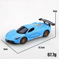 thumbnail image 5 of 1.36 Alloy SF Track Style Pullback Car, Simulation Supercar Pullback Alloy Car, Alloy Toy Car, Children's Toy., 5 of 10
