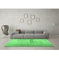 thumbnail image 3 of Ahgly Company Indoor Rectangle Abstract Emerald Green Contemporary Area Rugs, 5' x 7', 3 of 4
