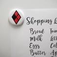 thumbnail image 2 of Harley Quinn Diamond Logo Kitchen Refrigerator Locker Button Magnet, 2 of 6