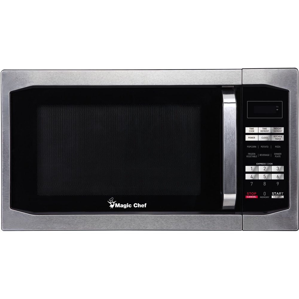 Magic Chef 1.6 Cu. Ft. 1100W Countertop Microwave Oven with Stylish