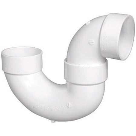 Charlotte Pipe Schedule 40 3 in. Hub x 3 in. Dia. Hub PVC P-Trap