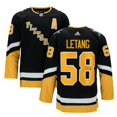 thumbnail image 3 of Kris Letang Autographed Pittsburgh Penguins Alternate Black adidas Jersey, 3 of 3