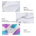 thumbnail image 2 of Yayeee Kitchen Hanging Hand Towels Set of 2 with Loop Bathroom Absorbent Tie Towel, Purple Drawing, 2 of 7