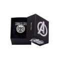 thumbnail image 3 of Men's Stainless Steel Black S.H.I.E.L.D Logo Ring, 3 of 3