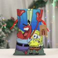 thumbnail image 4 of Zufioo SpongeBob SquarePants Print Christmas Drawstring Gift Bags, Holiday Party Packaging Bags, Suitable for Holiday Gift Decorations-Small, 4 of 7
