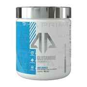 Alpha Prime Supplements Glutamine 300 Fermented Powder with 5000mg L-Glutamine, Unflavored (60 Servings)