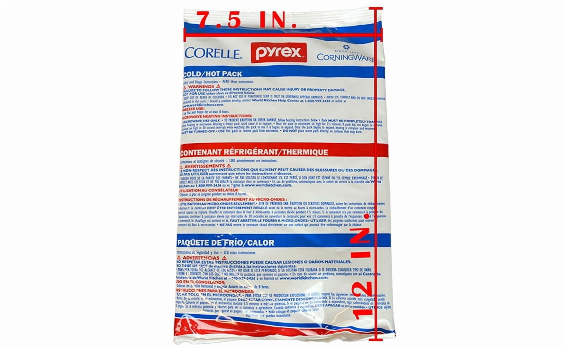 Pyrex Portables Large Hot/Cold Unipack (3-Pack)