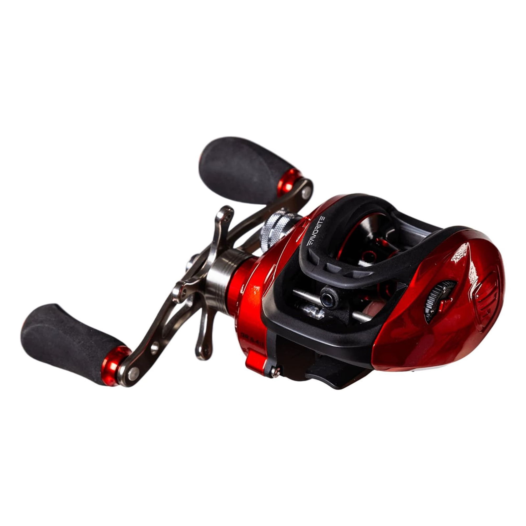 Favorite Fishing Absolute Casting Reel 5+1BB Left Hand Red