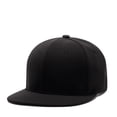 thumbnail image 2 of Gorro liso de poliéster negro, gorro sencillo y transpirable de verano para hombre, gorro plano de color sólido estilo hip-hop coreano, 2 of 6