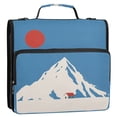 thumbnail image 5 of FORMRS Zipper Binder with Shoulder Strap 2-inch Ring 500 Sheet Capacity File Bag, Snow Mountain, 5 of 5