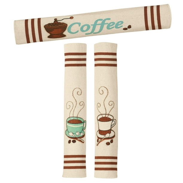Coffee Appliance Handle Covers Set Of 3, Ivory