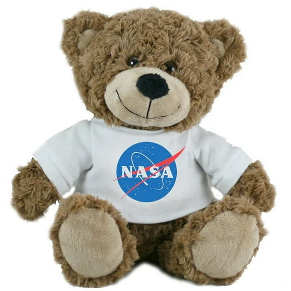 Cuddle Zoo® Classics - NASA Logo Bear Plush Toy - Brown