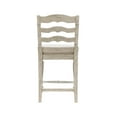 thumbnail image 2 of Tabouret de comptoir Hunter blanchi à la chaux, 2 of 8
