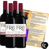 Sutter Home Fre Cabernet Non-Alcoholic Red Wine, Experience Bundle with ChromaCast Pop Socket, Seasonal Wine Pairings & Recipes, 12/750ML, 4-PACK