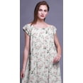 thumbnail image 2 of Bimba Robe de Nuit Imprimée pour Femmes en Rayonne Longue Robe de Nuit, 2 of 4