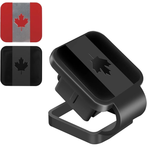 2 PCS Trailer Hitch Cover, Hitch Cover 2 Inch, Universal Tow Hitch Cover Replacing with Canada Flag Design, Trailer Hitch Cover Plug Cap Insert for Most Cars.,Multicolor