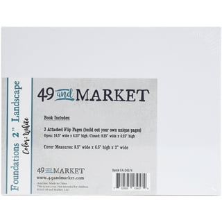 49 And Market Foundations 2 Landscape Album 6.5X8.5-Black
