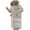 White, variant on Women Long Quilted Coat Full Length Puffer Jackets with Hood Winter Warm Oversize Solid Color Down Jackets (Army Green M)