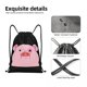 thumbnail image 5 of Mochila con cordón Gravity Falls Waddles Pig Face, bolsa deportiva para gimnasio, bolsa de cuerdas para hacer ejercicio, 5 of 5