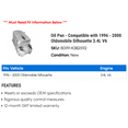 thumbnail image 2 of Pan - Compatible with 1996 - 2000 Oldsmobile Silhouette 3.4L V6 1997 1998 1999, 2 of 2