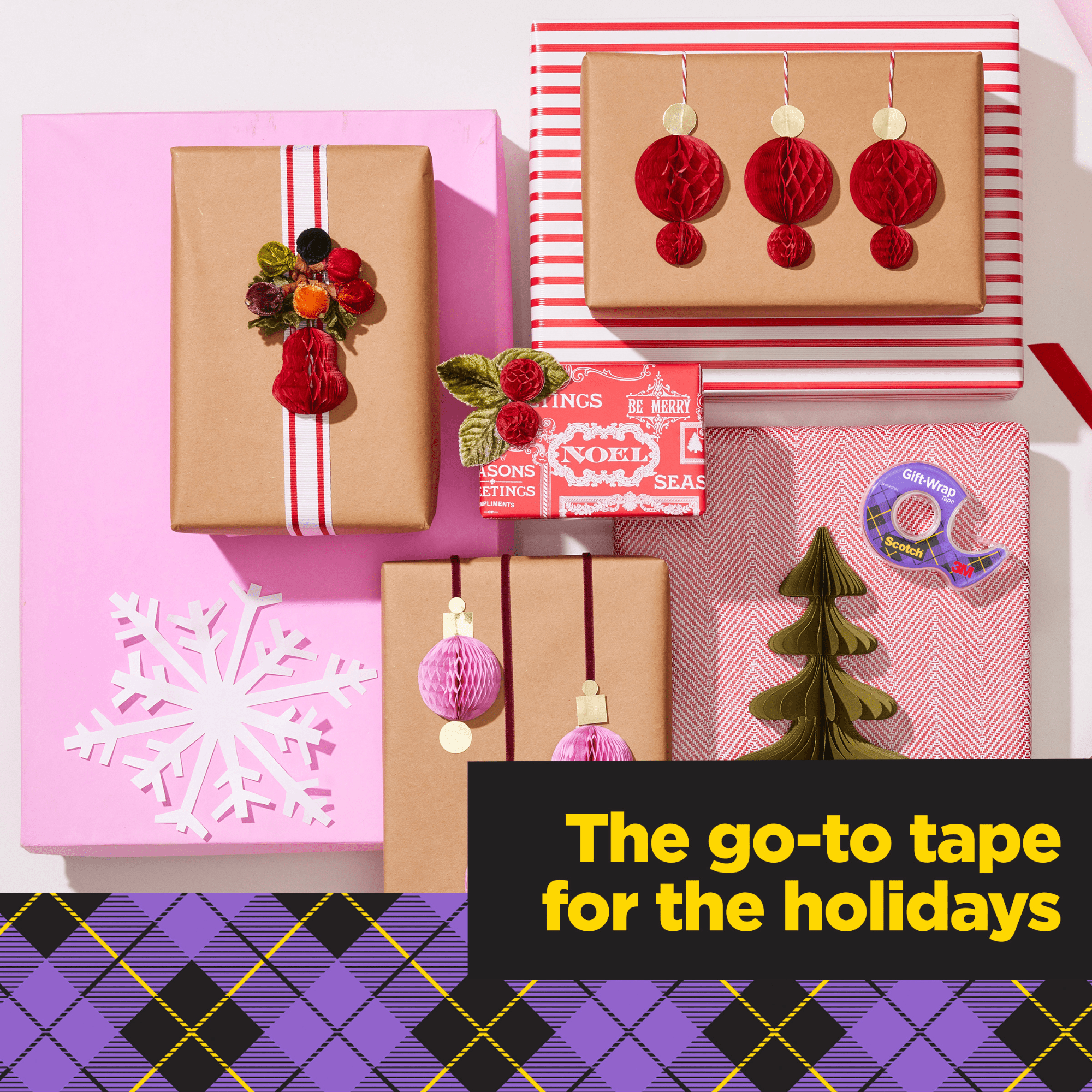 Scotch Satin-Finish GiftWrap Tape: 3/4 in. x 650 in. (Translucent) [6-pack]