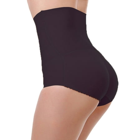

SAYFUT Women s Shaping Seamless Hi-Waist Brief Firm Control Shapewear Butt Lifter Padded Hip Enhancer Panties